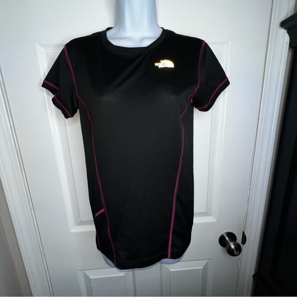 North Face Women’s Small Black Pink A2EX Cycling Performance T-Shirt Top S - Picture 13 of 13
